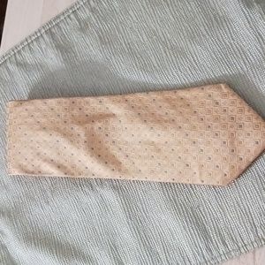 Privado men's tie Yellow with Blue box design 60X4 Silk Dress Tie Casual